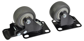 Caster with Rubber Wheel, 50mm 2 Choice of Breaked or Unbreaked